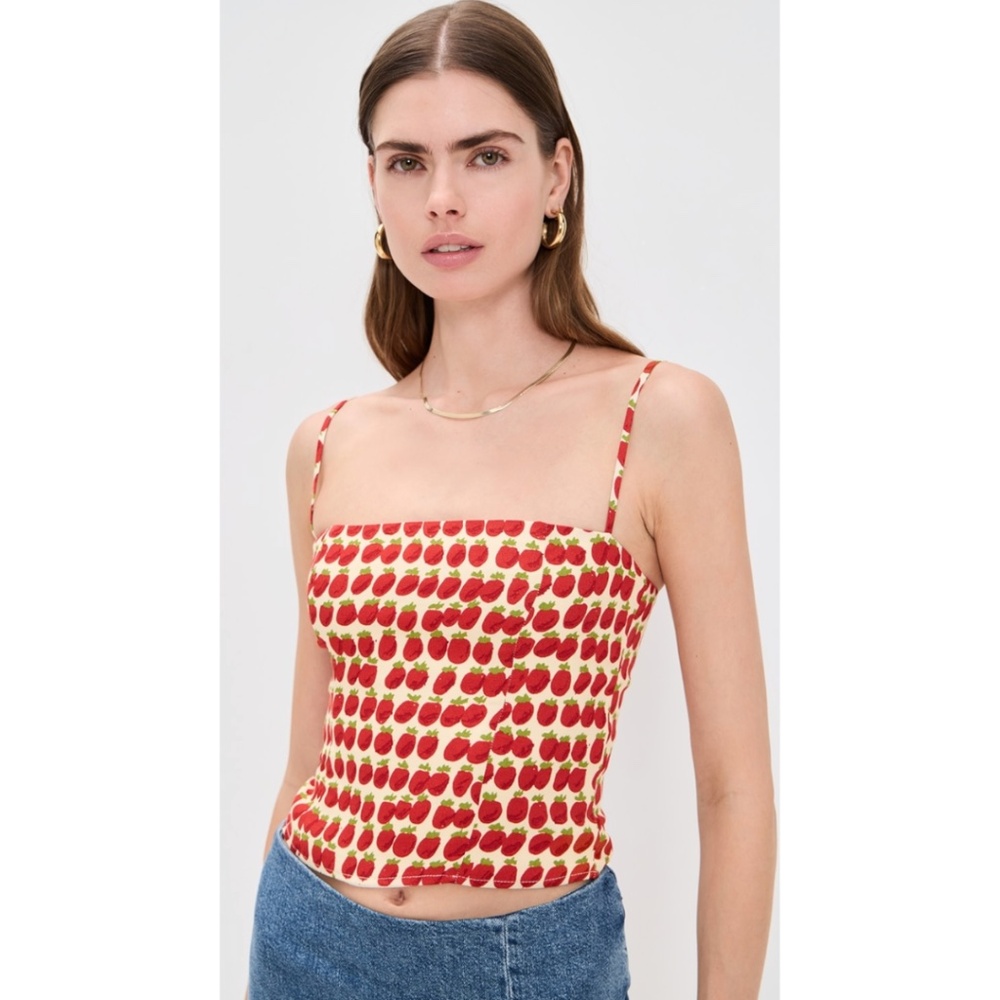 NEW Reformation Overland Top Fresh Tomato 10